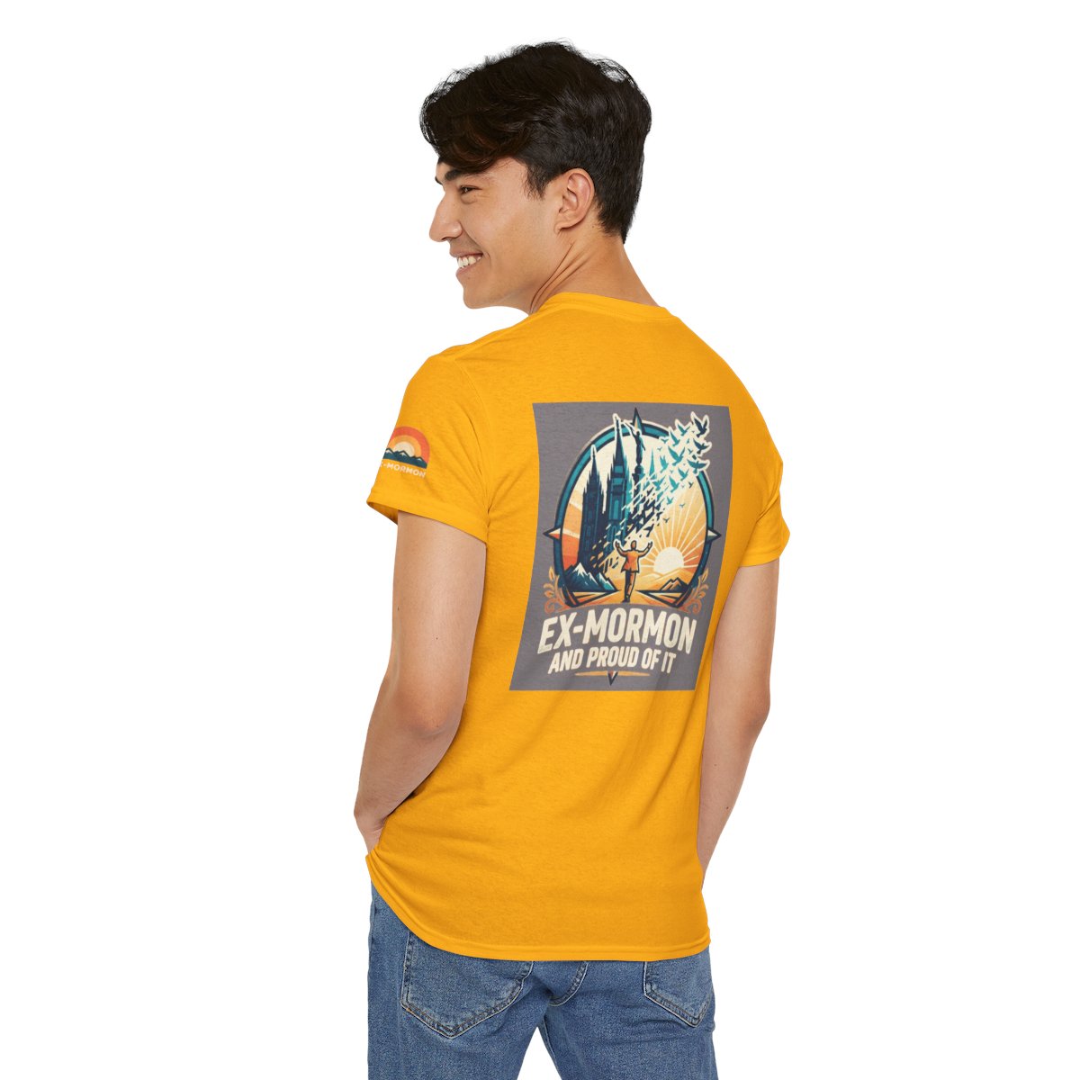 Color: Gold | Ex Mormon Premium Graphic Tee