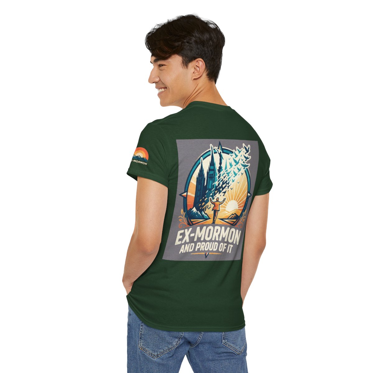 Color: Forest Green | Ex Mormon Premium Graphic Tee