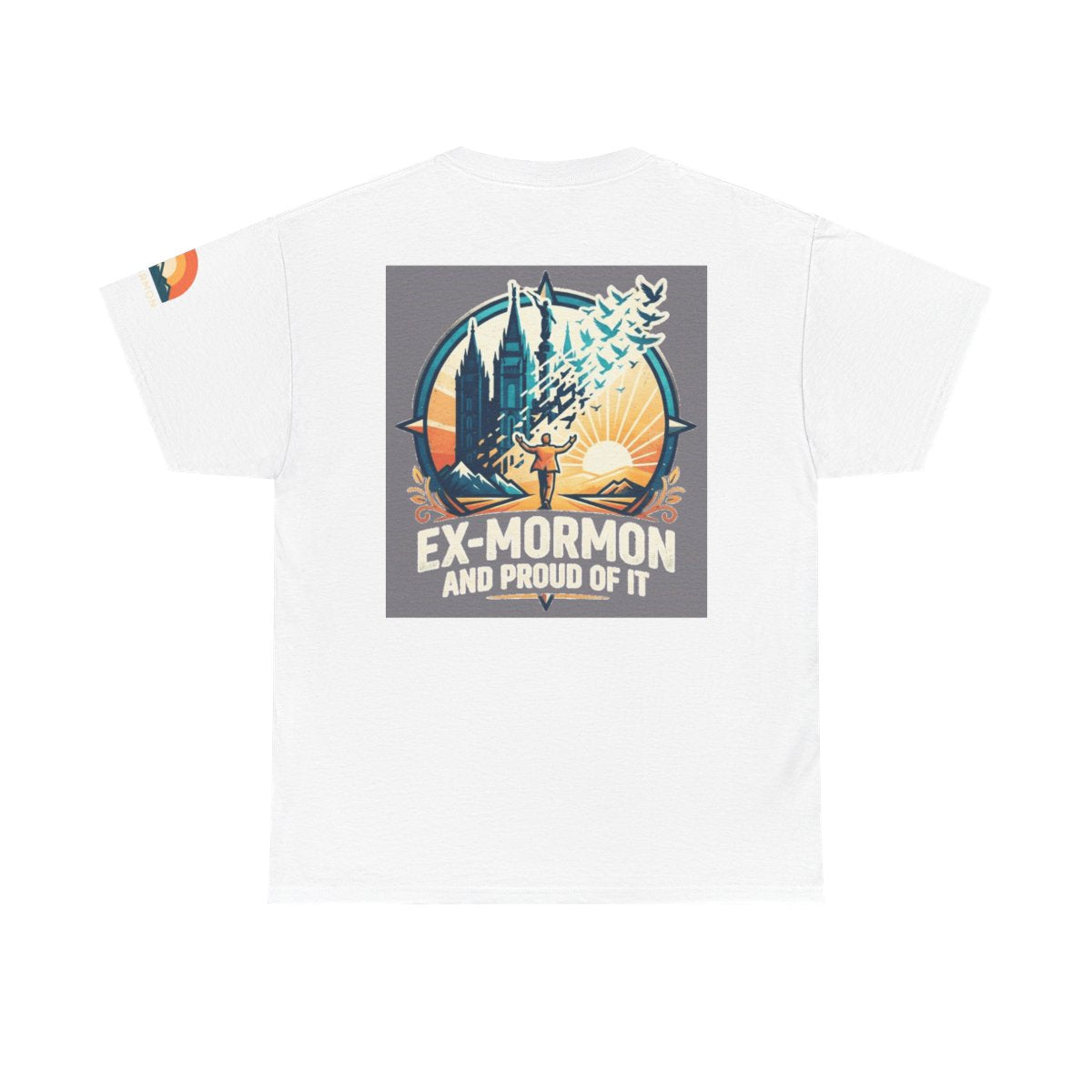 Color: White | Ex Mormon Premium Graphic Tee