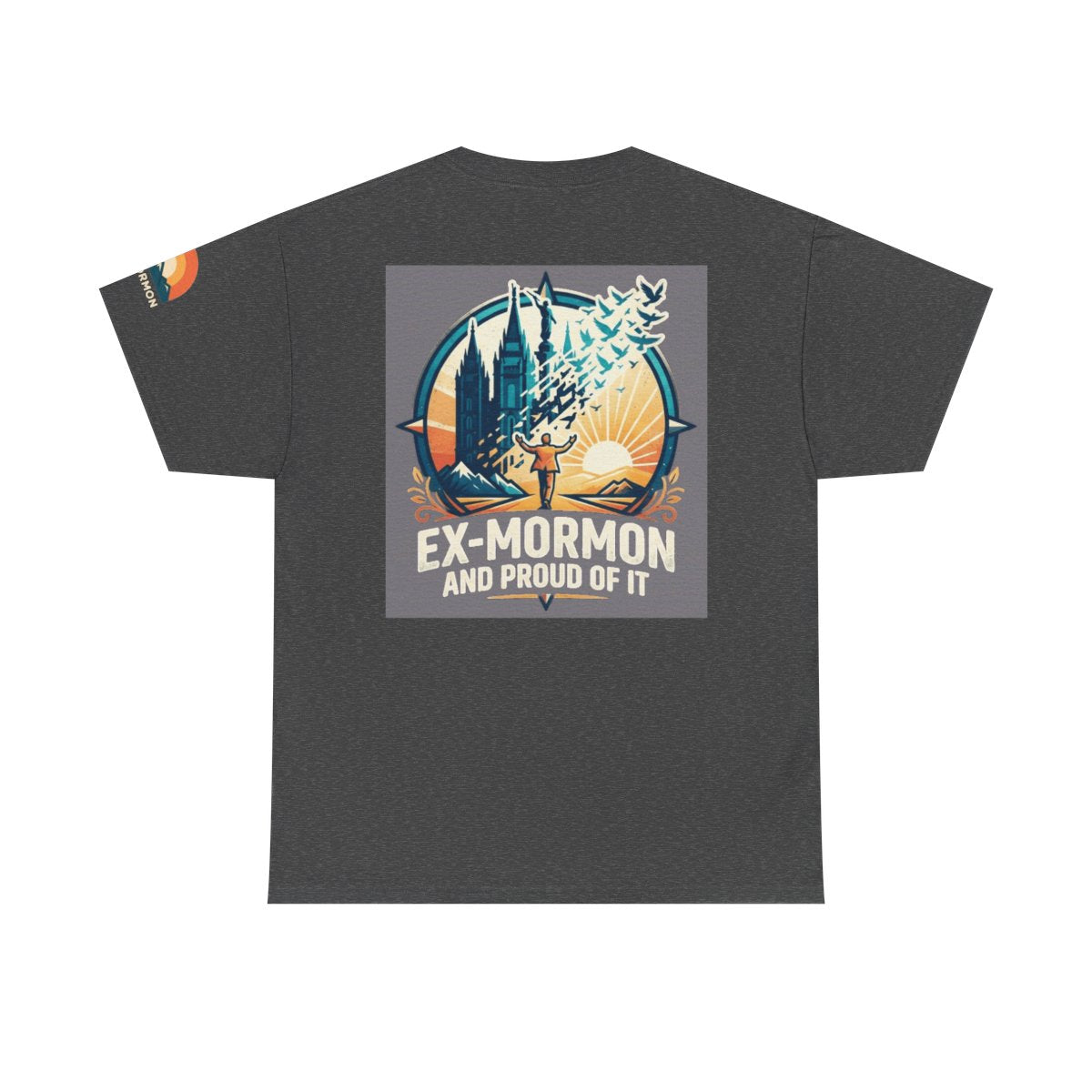 Color: Dark Heather | Ex Mormon Premium Graphic Tee