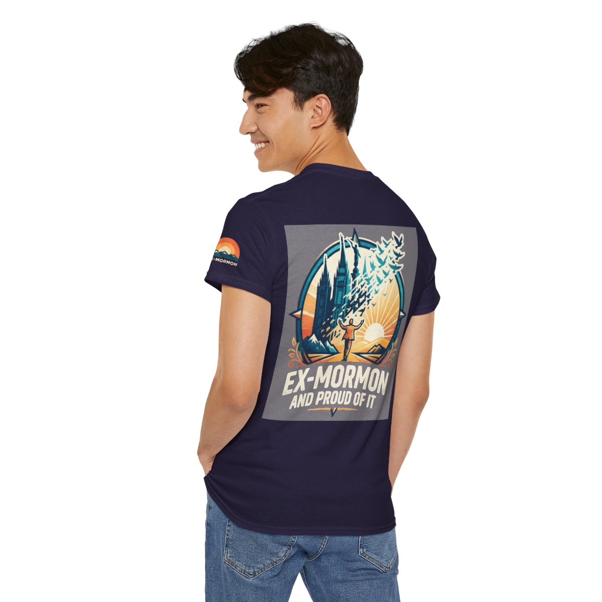 Color: Blackberry | Ex Mormon Premium Graphic Tee