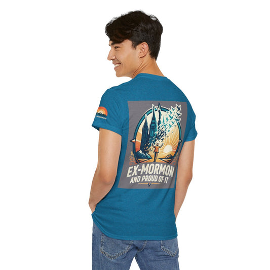 Color: Antique Sapphire | Ex Mormon Premium Graphic Tee