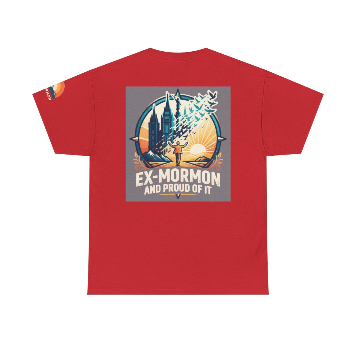 Color: Red | Ex Mormon Premium Graphic Tee
