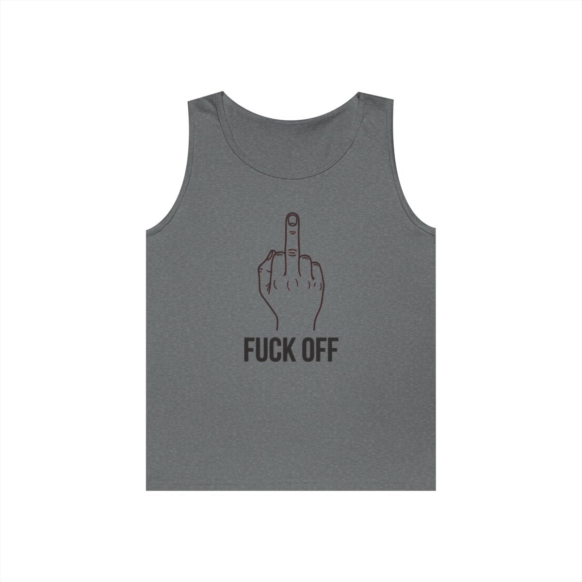 Color: Graphite Heather | F@#% OFF Tank Top