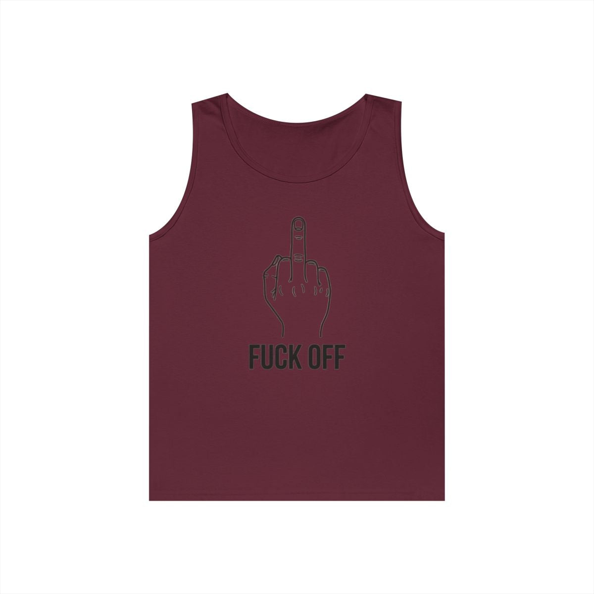 Color: Maroon | F@#% OFF Tank Top