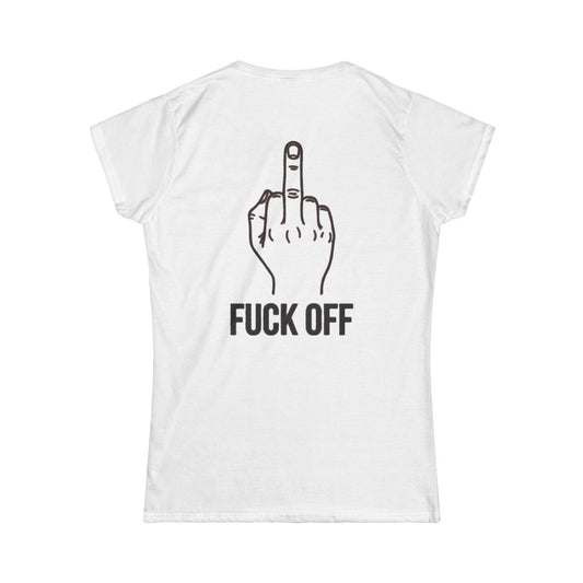 Color: White | F@#% OFF Women's Tee