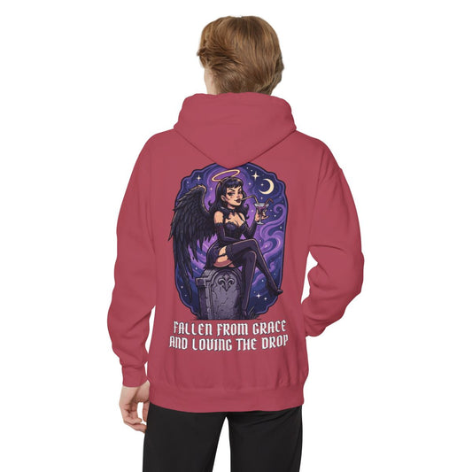 Color: Crimson | Fallen From Grace and Loving the Drop Garment-Dyed Hoodie