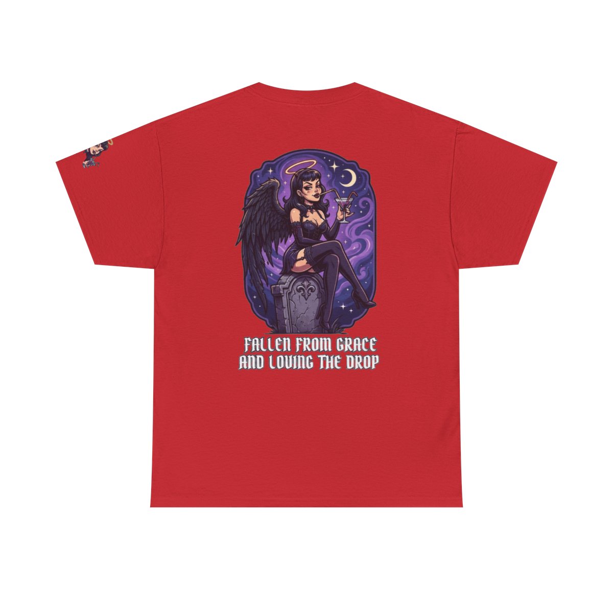 Color: Red | Fallen From Grace and Loving the Drop Premium Graphic Tee