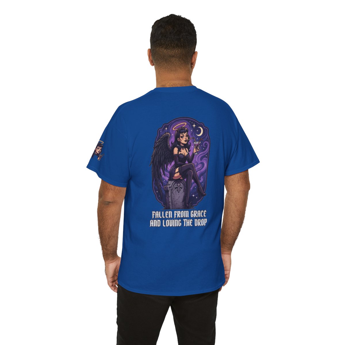 Color: Royal | Fallen From Grace and Loving the Drop Premium Graphic Tee