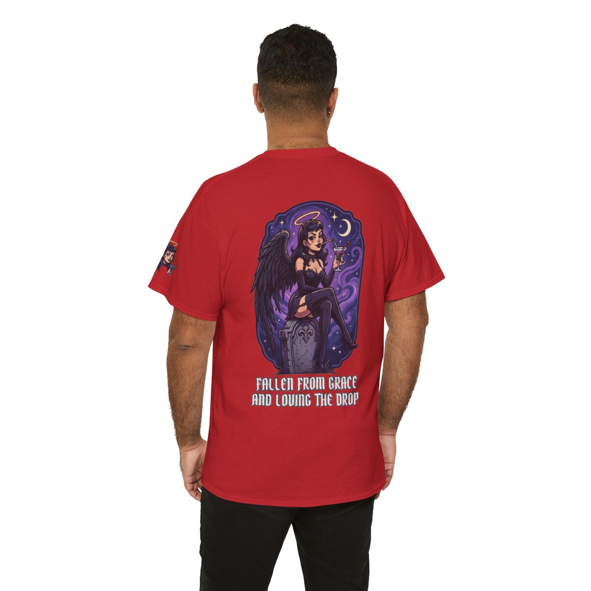 Color: Red | Fallen From Grace and Loving the Drop Premium Graphic Tee