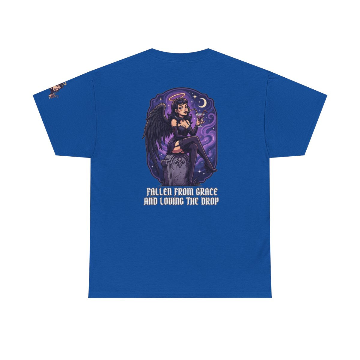 Color: Royal | Fallen From Grace and Loving the Drop Premium Graphic Tee