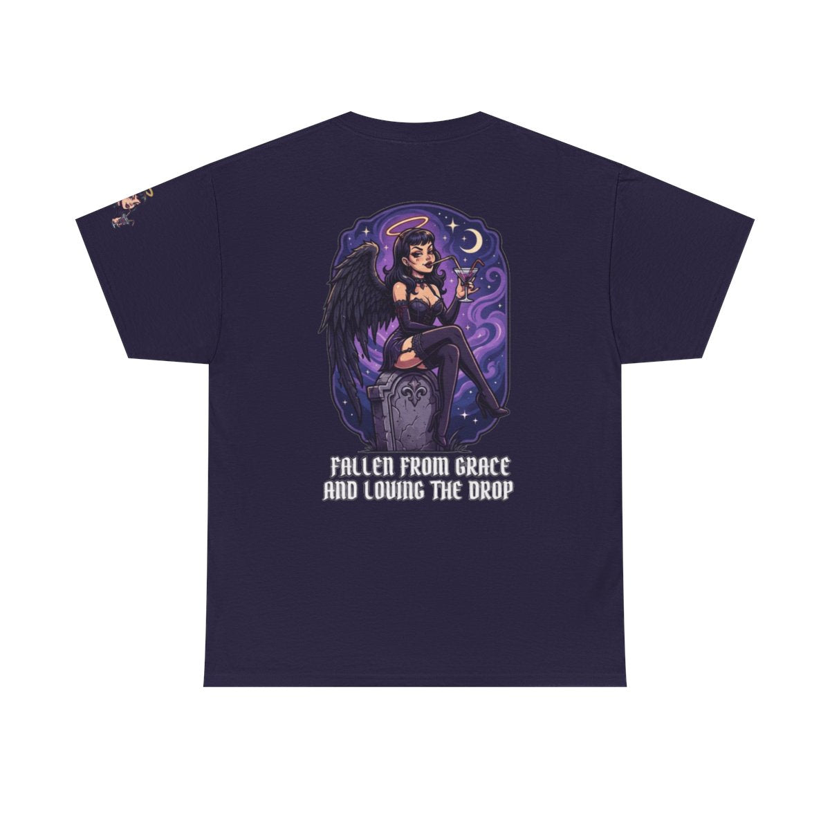 Color: Blackberry | Fallen From Grace and Loving the Drop Premium Graphic Tee