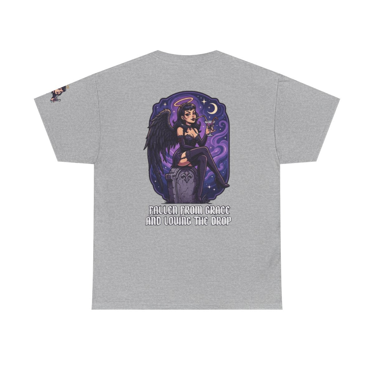 Color: Sport Grey | Fallen From Grace and Loving the Drop Premium Graphic Tee