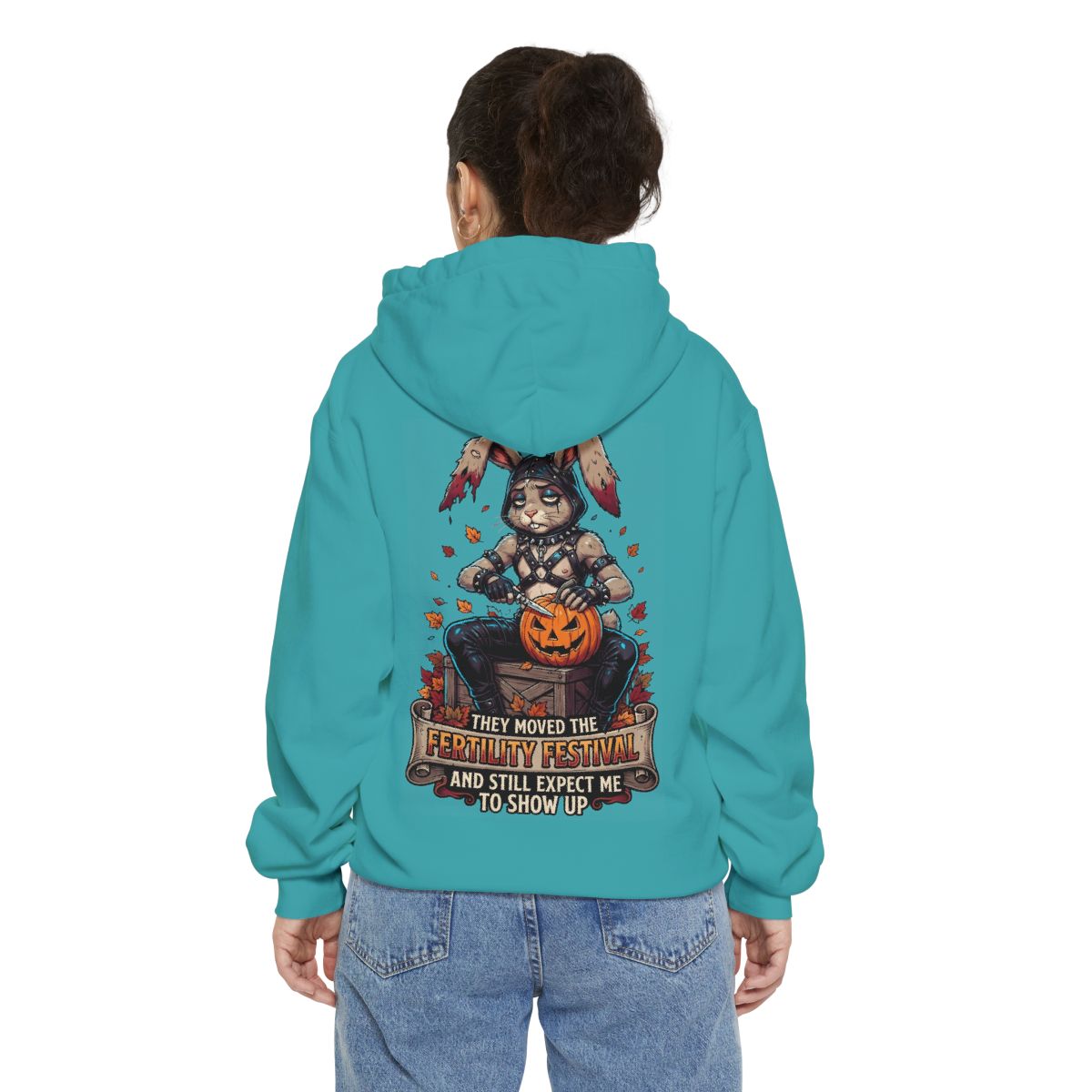 Color: Seafoam | Fertility Festival Garment-Dyed Hoodie