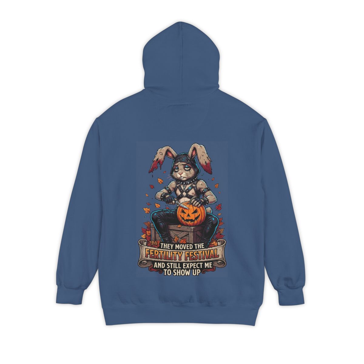 Color: True Navy | Fertility Festival Garment-Dyed Hoodie