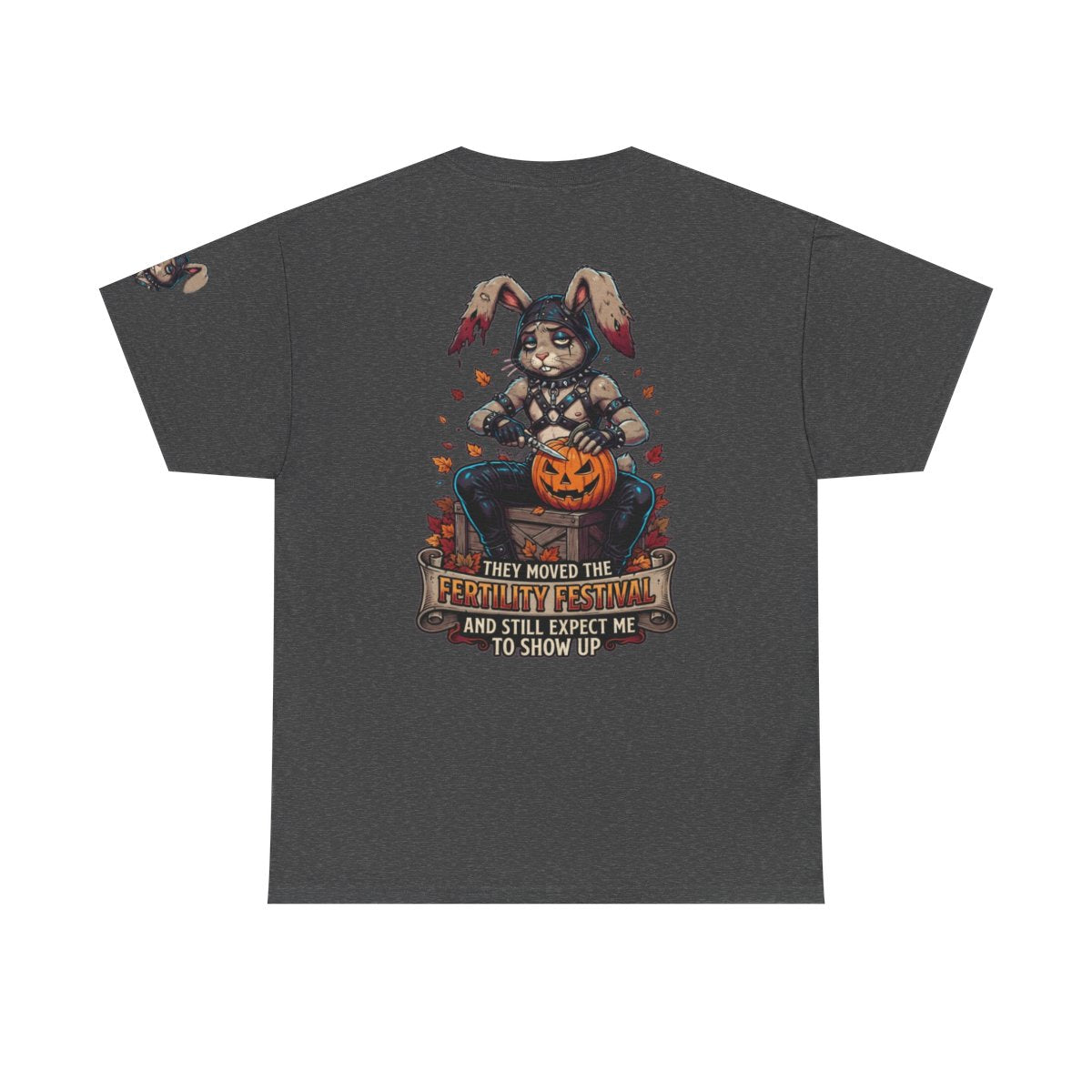 Color: Dark Heather | Fertility Festival Premium Graphic Tee