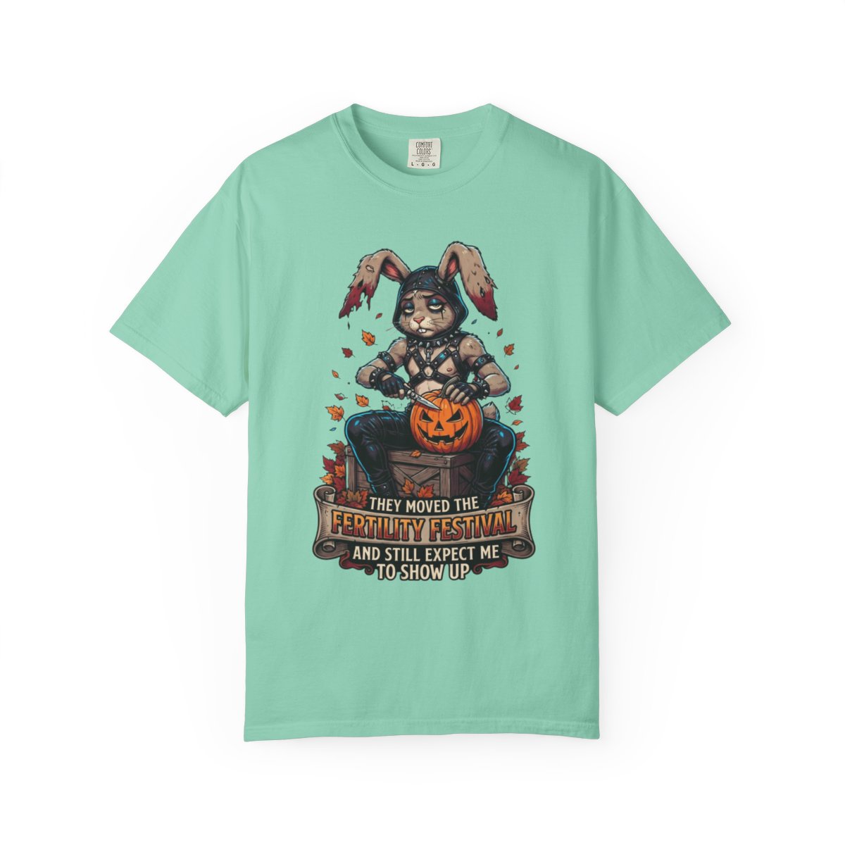 Color: Island Reef | Fertility Festival Unisex Garment-Dyed Tee