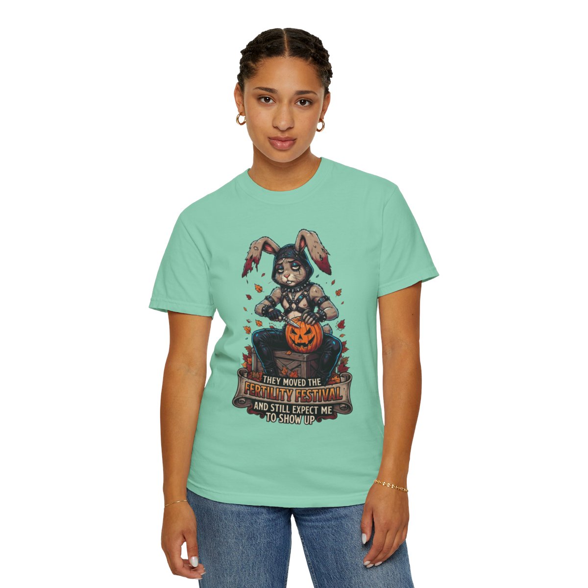 Color: Island Reef | Fertility Festival Unisex Garment-Dyed Tee