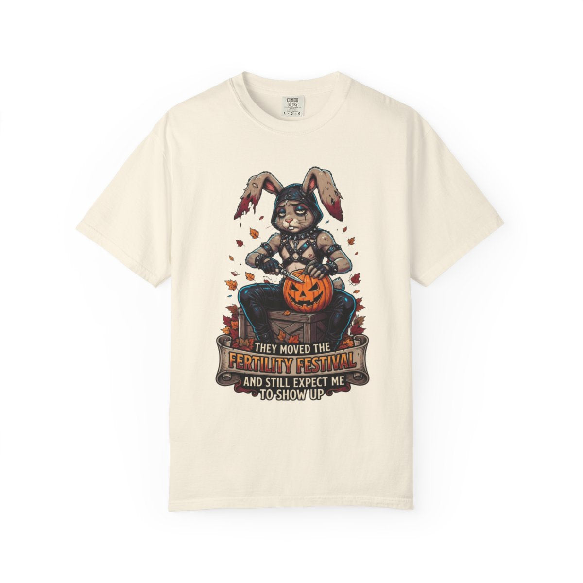 Color: Ivory | Fertility Festival Unisex Garment-Dyed Tee