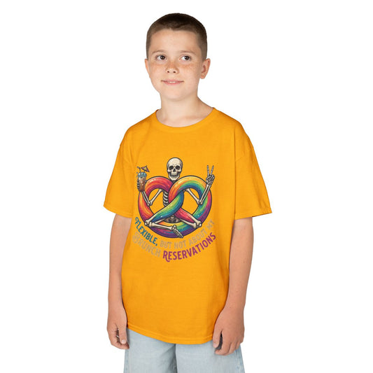 Color: Gold | Flexible But Not About Brunch Kids Tee