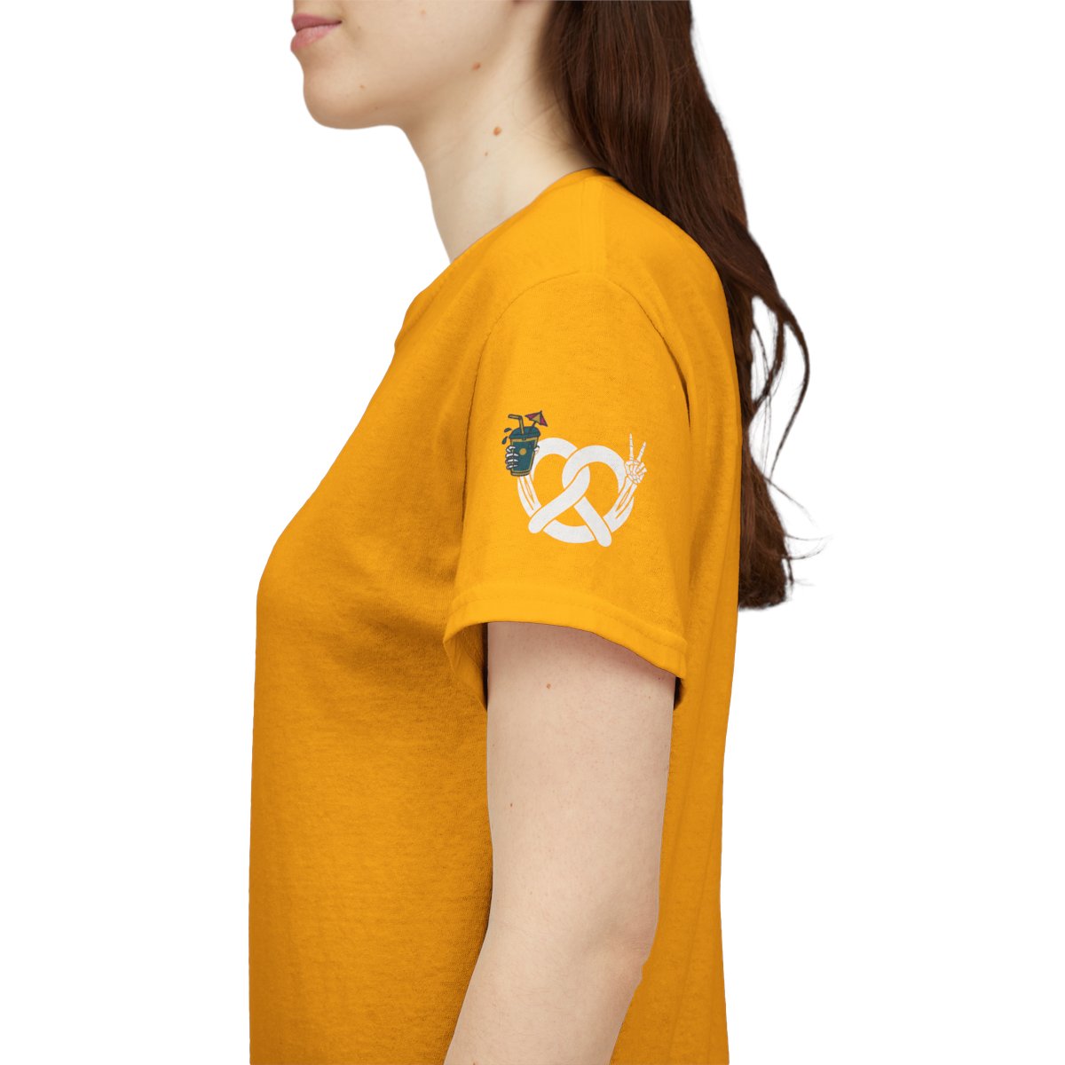 Color: Gold | Flexible But Not About Brunch Premium Graphic Tee