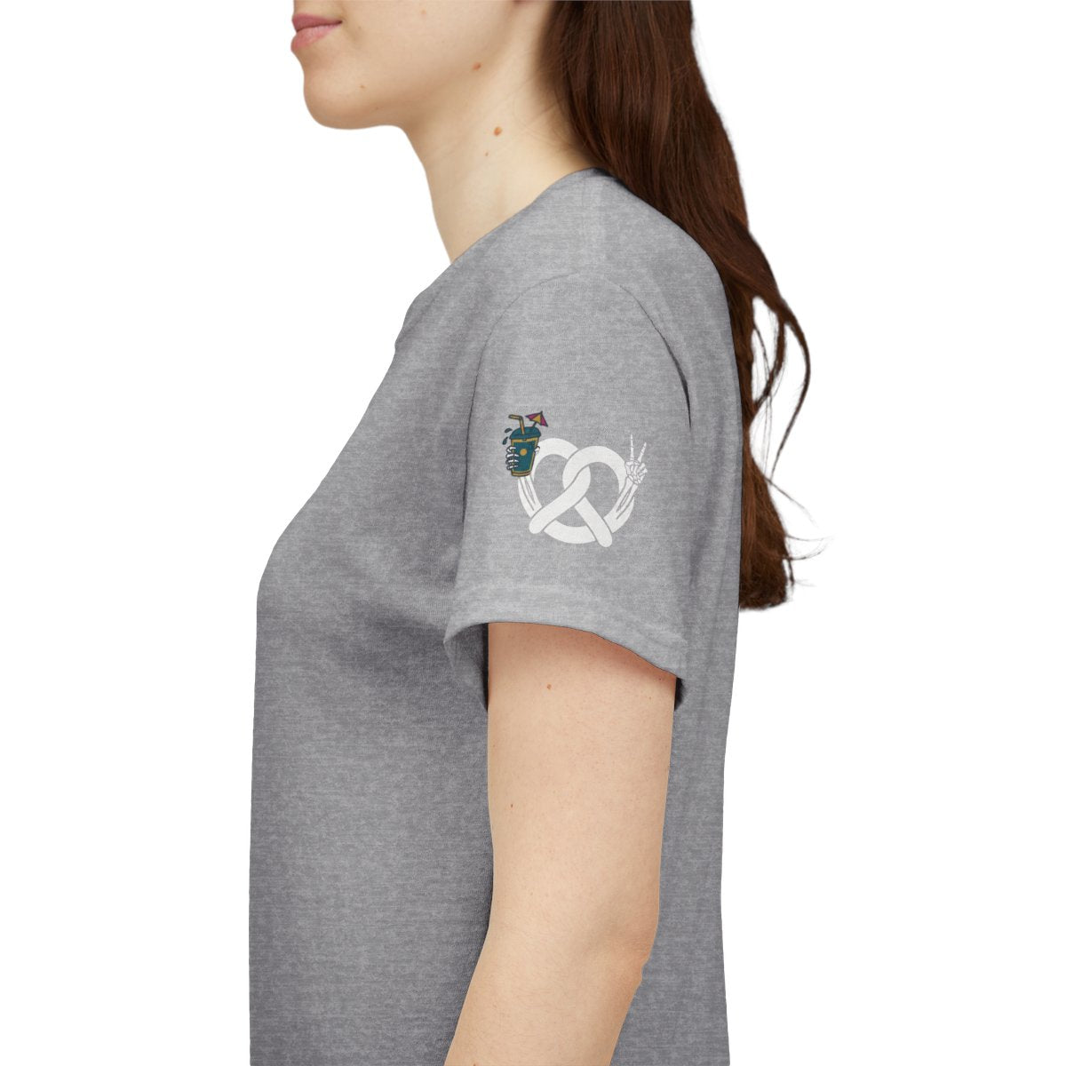 Color: Sport Grey | Flexible But Not About Brunch Premium Graphic Tee