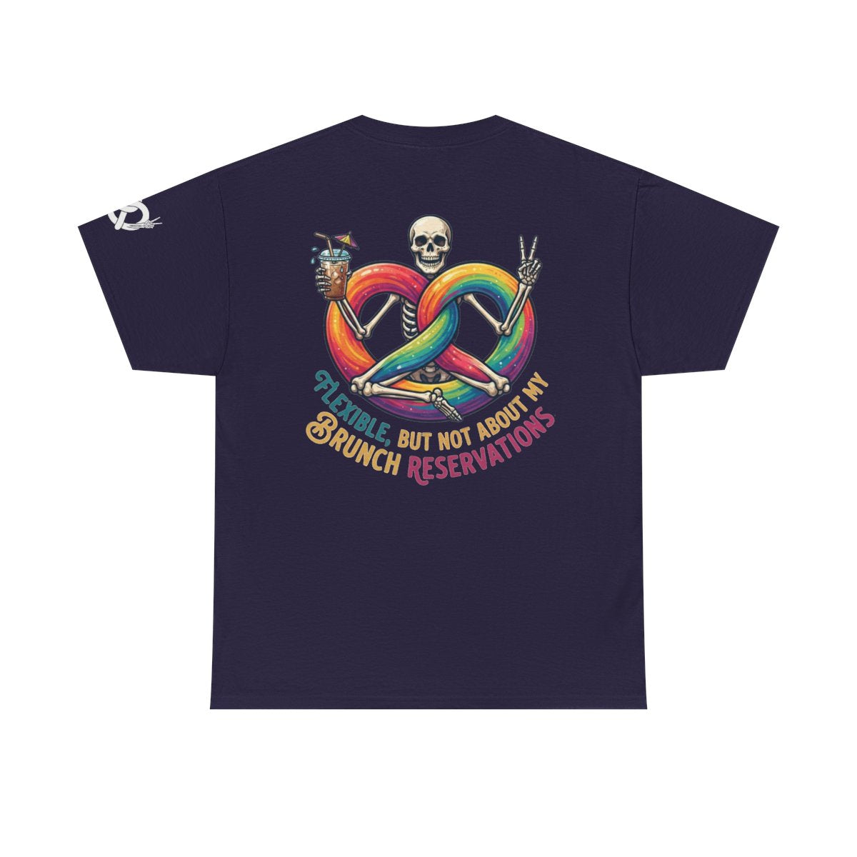 Color: Blackberry | Flexible But Not About Brunch Premium Graphic Tee