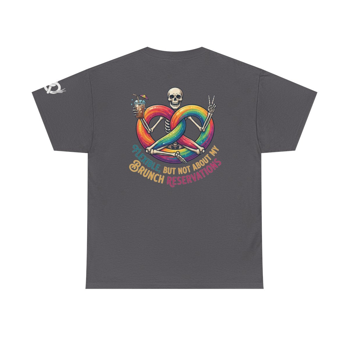 Color: Charcoal | Flexible But Not About Brunch Premium Graphic Tee