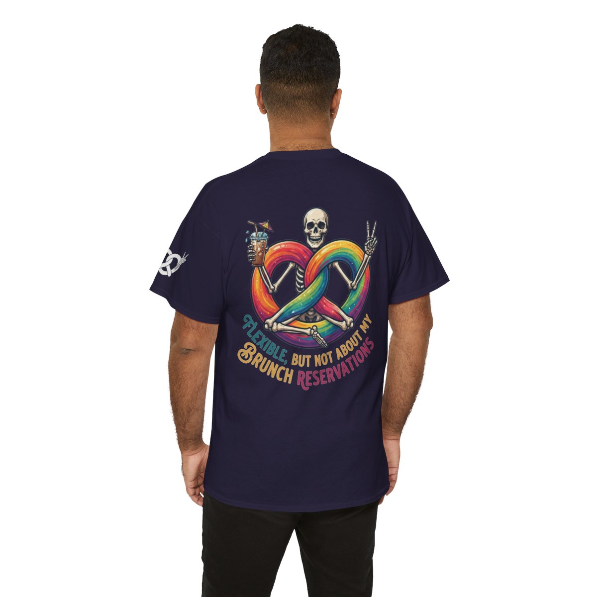 Color: Blackberry | Flexible But Not About Brunch Premium Graphic Tee