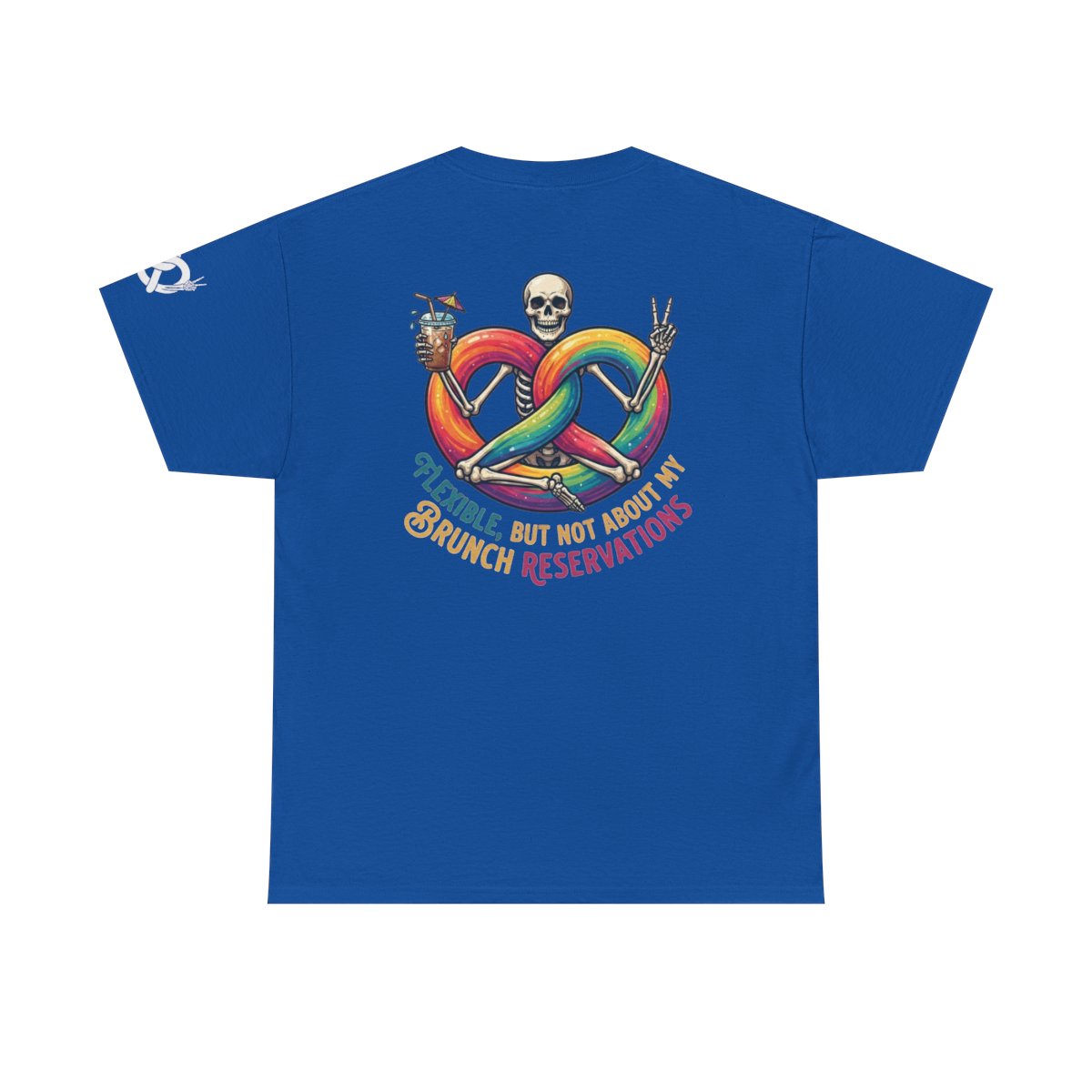 Color: Royal | Flexible But Not About Brunch Premium Graphic Tee