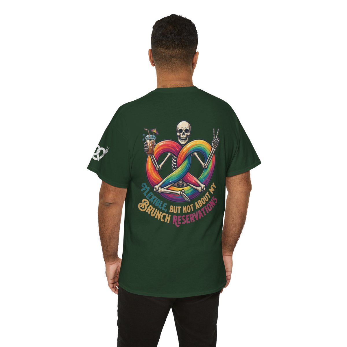 Color: Forest Green | Flexible But Not About Brunch Premium Graphic Tee