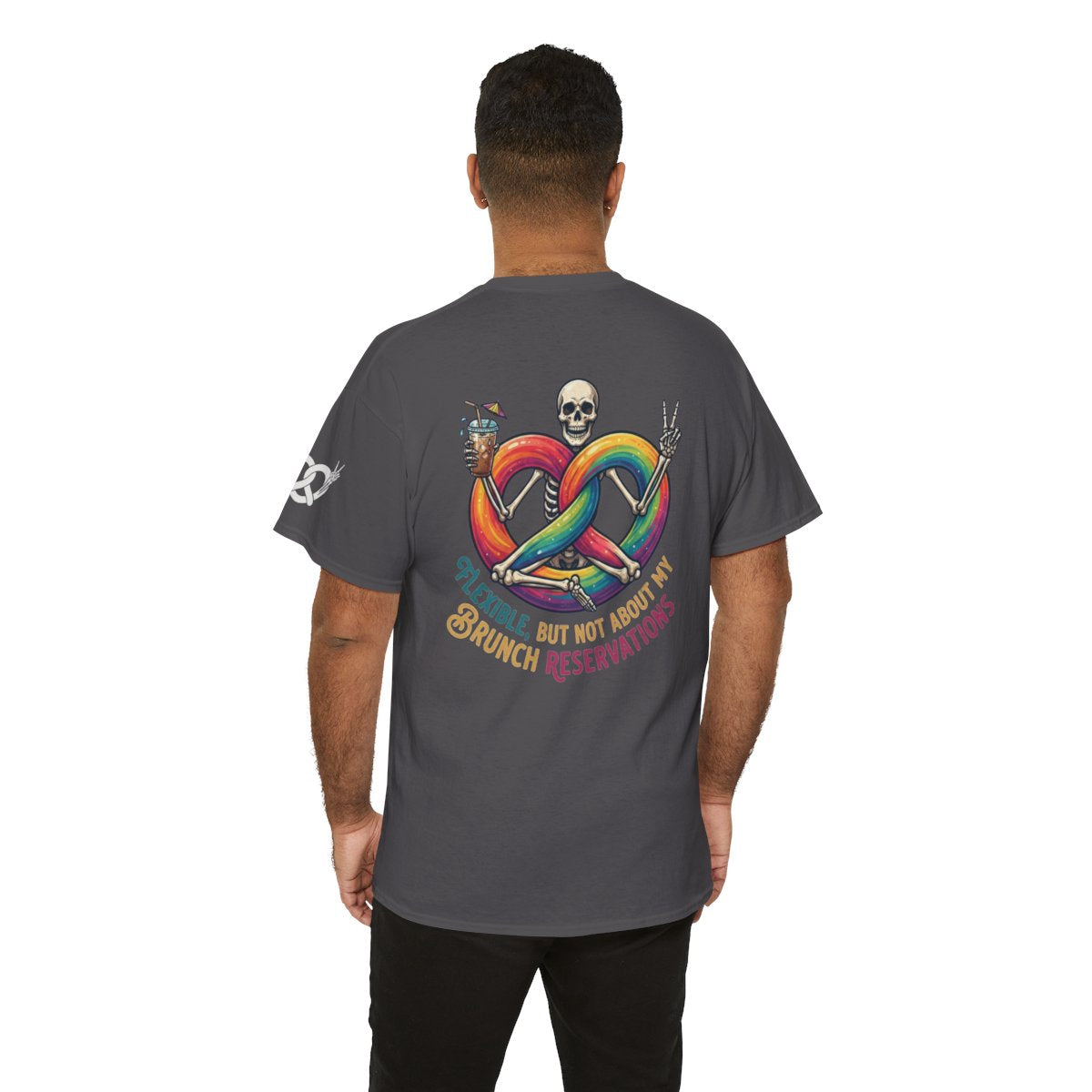 Color: Charcoal | Flexible But Not About Brunch Premium Graphic Tee
