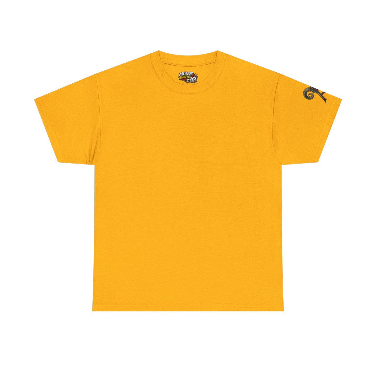 Color: Gold | Floral Monogram Aries Premium Graphic Tee
