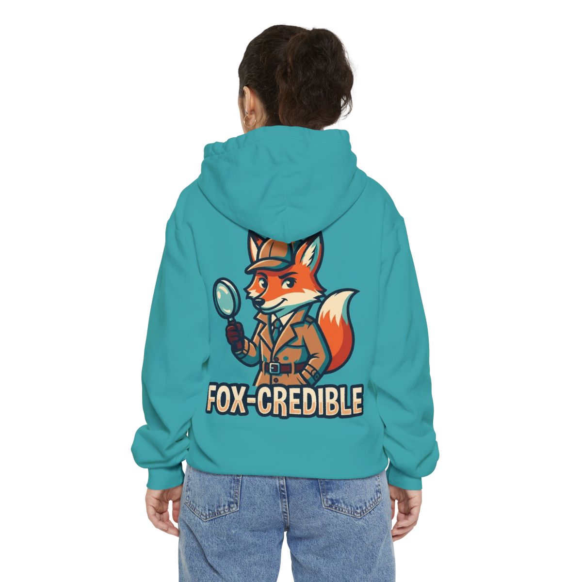 Color: Seafoam | Fox Credible Garment-Dyed Hoodie