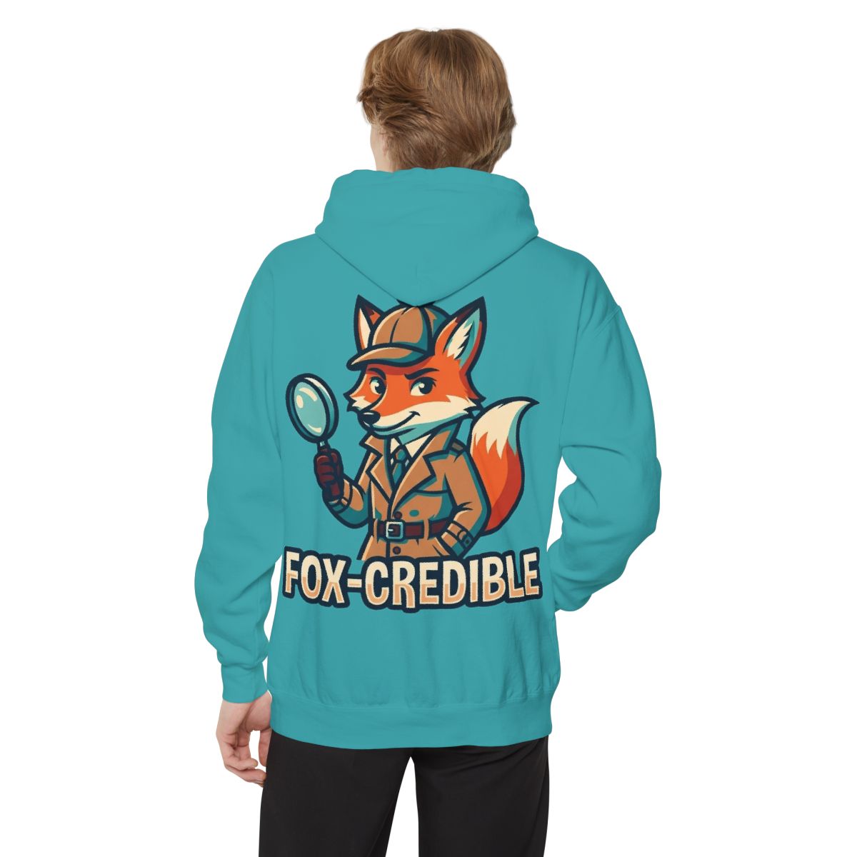 Color: Seafoam | Fox Credible Garment-Dyed Hoodie