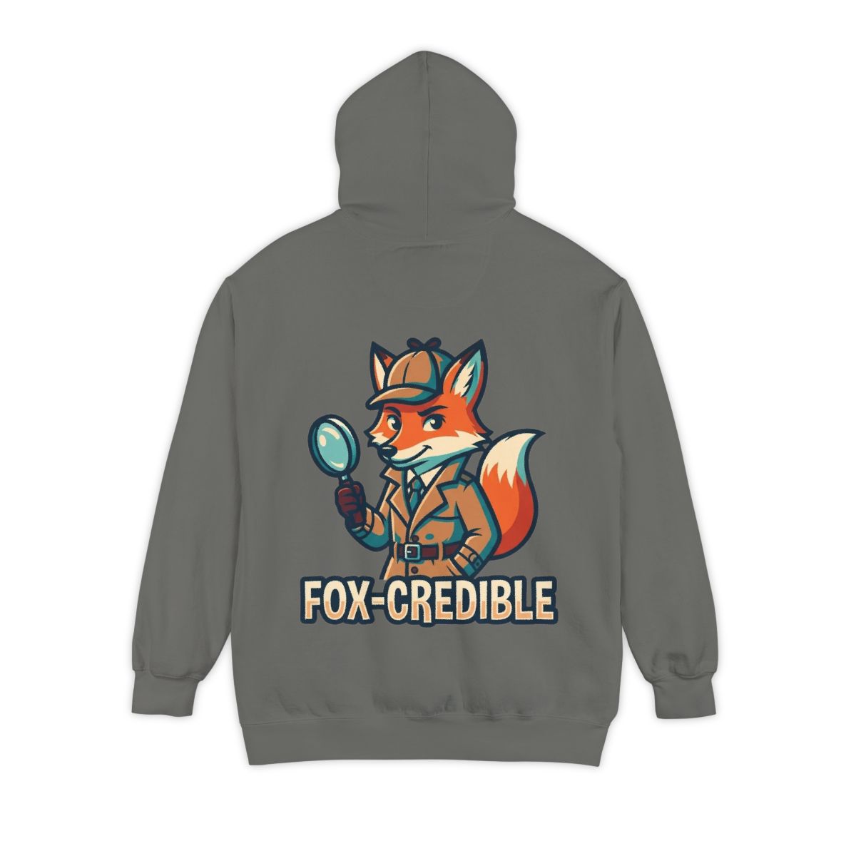 Color: Grey | Fox Credible Garment-Dyed Hoodie