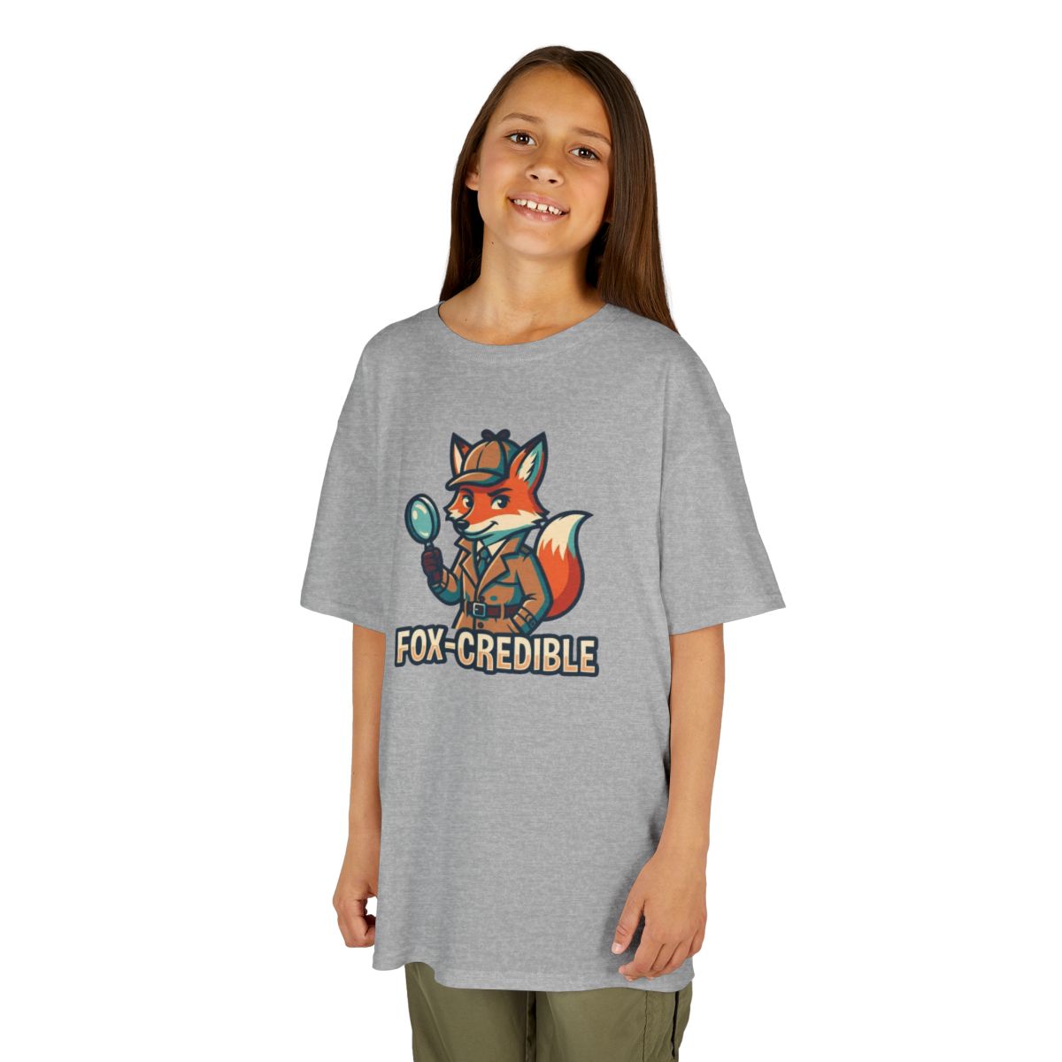Color: Sport Grey | Fox Credible Kids Tee