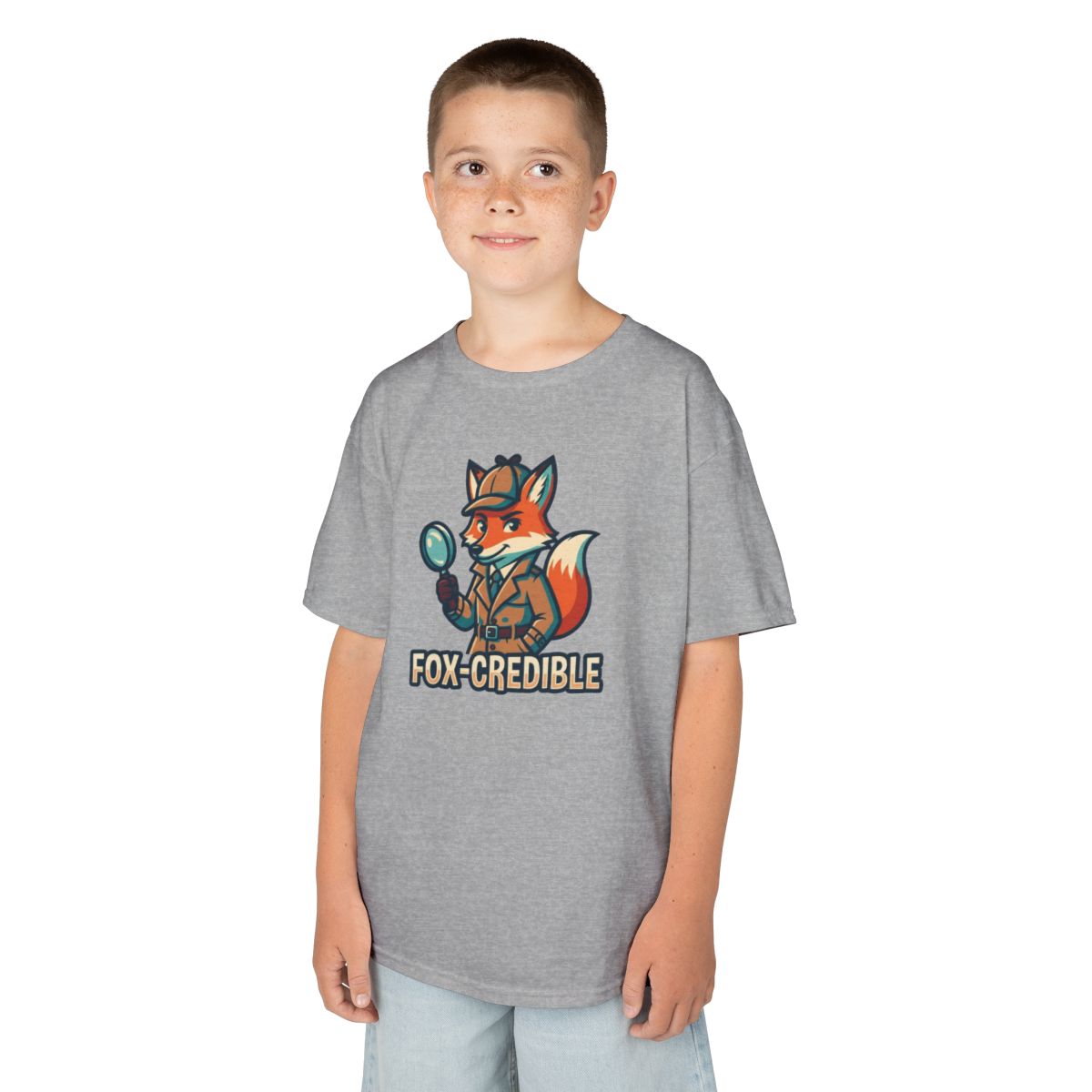 Color: Sport Grey | Fox Credible Kids Tee