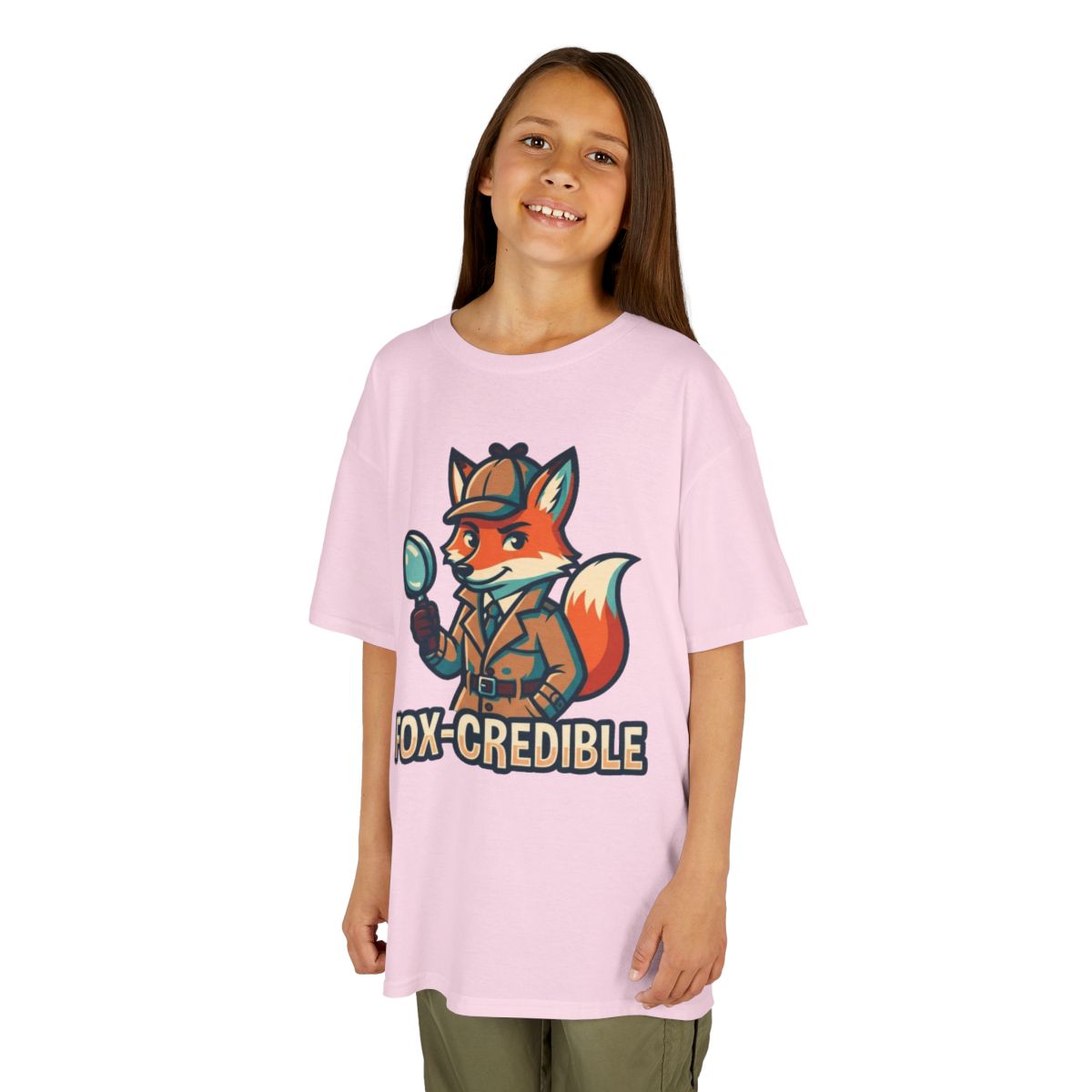 Color: Light Pink | Fox Credible Kids Tee