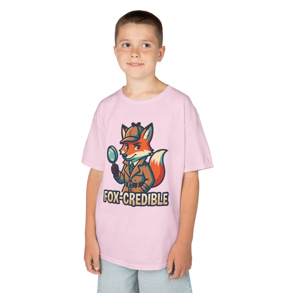 Color: Light Pink | Fox Credible Kids Tee