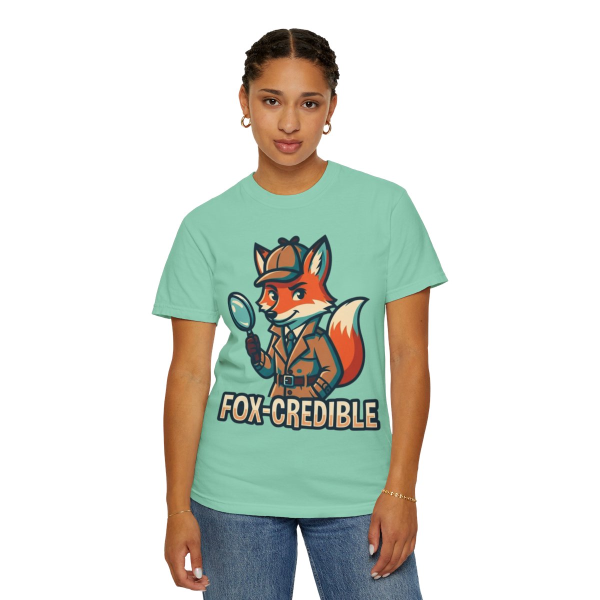 Color: Island Reef | Fox Credible Unisex Garment-Dyed Tee