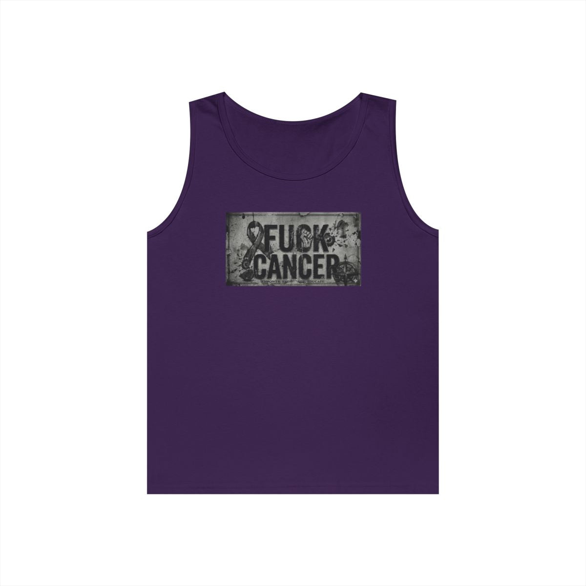 Color: Purple | Fuck Cancer Tank Top