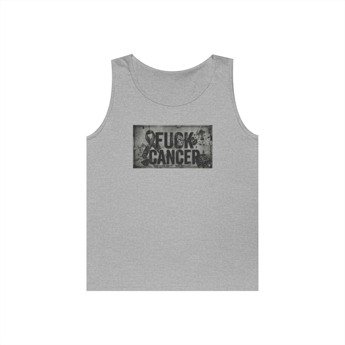 Color: Sport Grey | Fuck Cancer Tank Top
