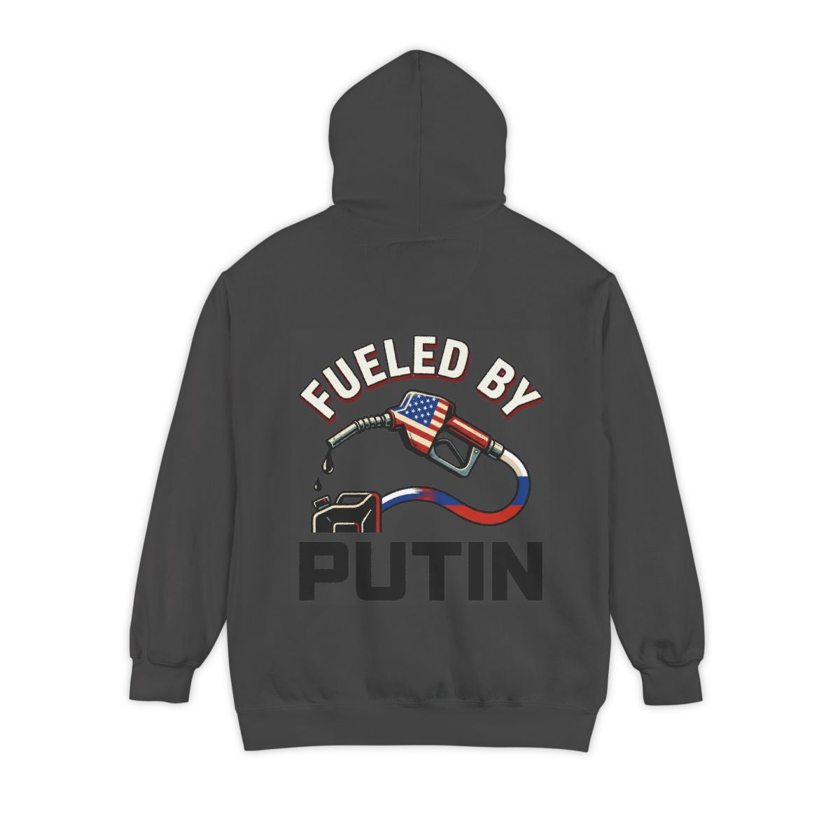 Color: Pepper | Fueled By Putin Garment-Dyed Hoodie