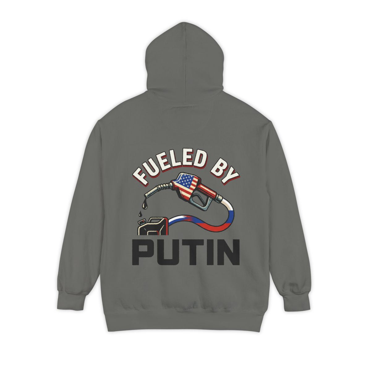 Color: Grey | Fueled By Putin Garment-Dyed Hoodie