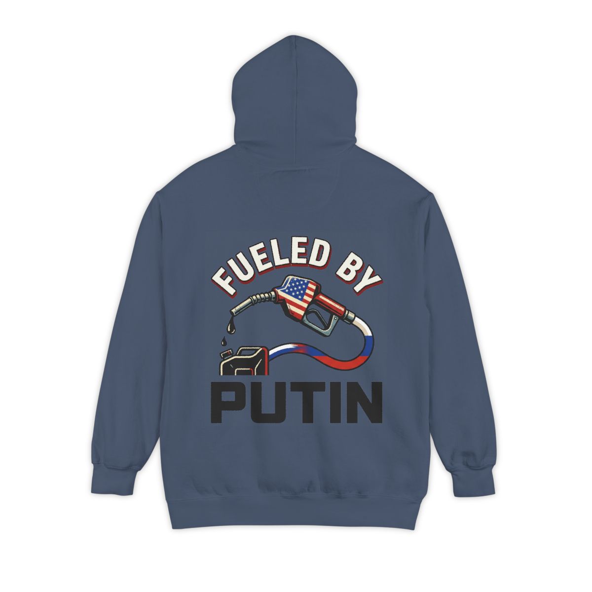 Color: Denim | Fueled By Putin Garment-Dyed Hoodie