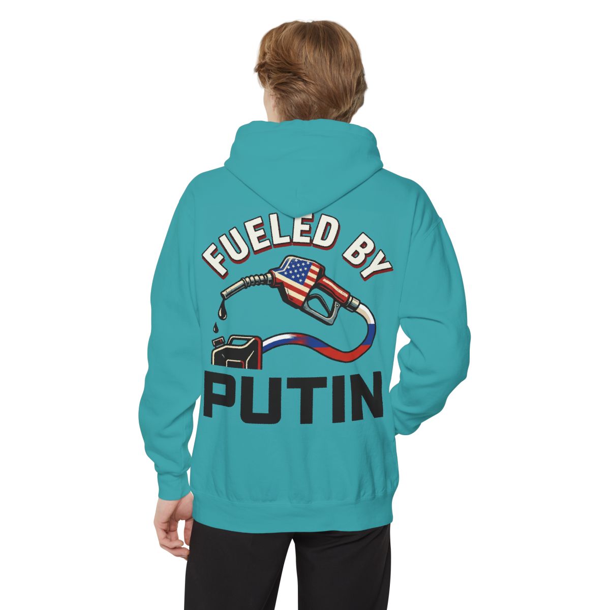 Color: Seafoam | Fueled By Putin Garment-Dyed Hoodie