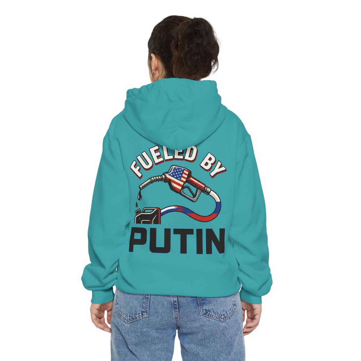 Color: Seafoam | Fueled By Putin Garment-Dyed Hoodie