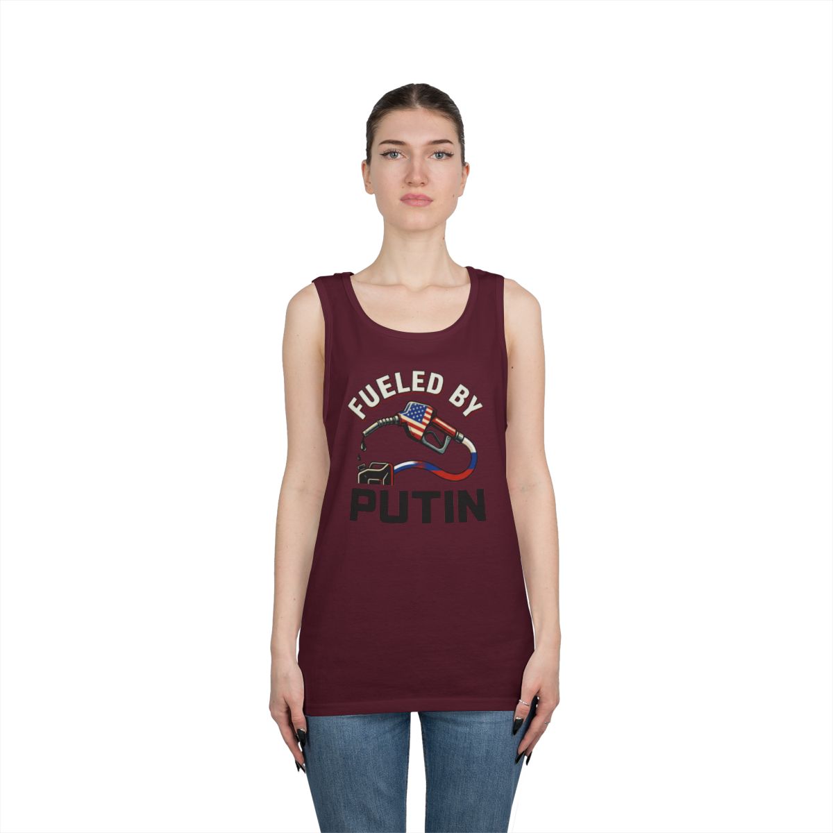 Color: Maroon | Fueled By Putin Tank Top