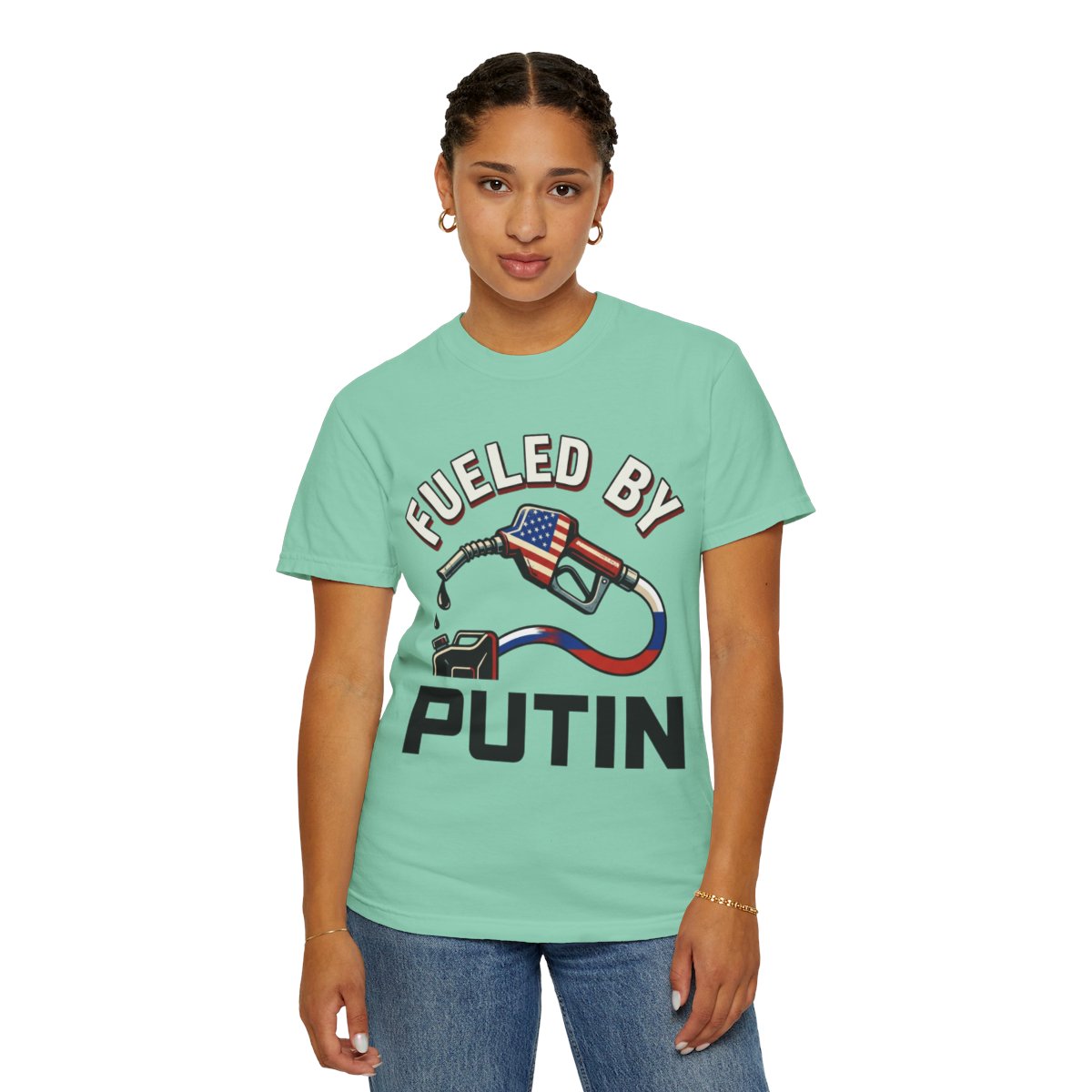 Color: Island Reef | Fueled By Putin Unisex Garment-Dyed Tee